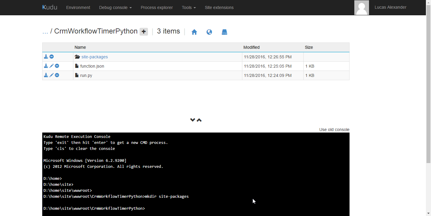 Create &ldquo;site-packages&rdquo; directory